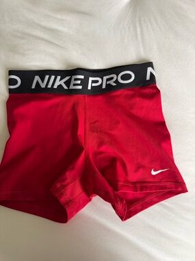 Nike Red Dri-FIT Pro Performance Shorts